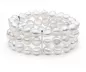 Preview: Trend-Perlenarmband 3-reihig flex weiß barock, 9-10 mm, Schmucklegierung, Gaura Pearls, Estland Preview: Trend-Perlenarmband 3-reihig flex weiß barock, 9-10 mm, Schmucklegierung, Gaura Pearls, Estland